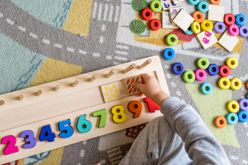 Toys in childcare centre