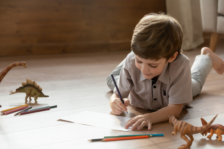 Boy playing